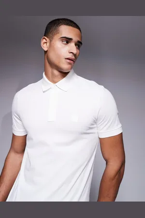 HUGO BOSS Passertip - polo med logo og kantdetaljer i piqué i slim fit