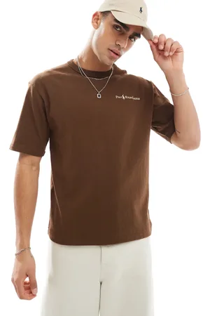 Ralph Lauren Oversized t-shirt med afslappet pasform og tekst-spillerlogo i kraftigt stof