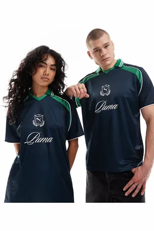 PUMA Archive - og grøn fodboldtrøje med print - Kun hos ASOS-Sort