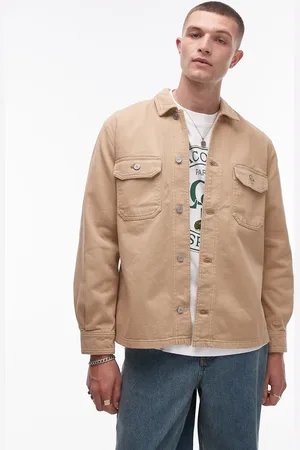 Lacoste Skjortejakke med logo-Neutral