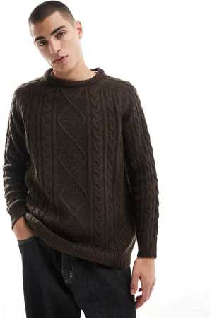 Threadbare Oversized trøje i chunky kabelstrik