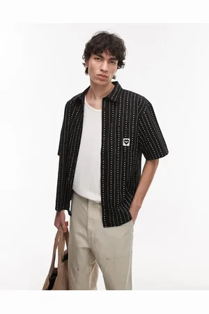 Carhartt Drewe - skjorte med korte ærmer og hjertestriber