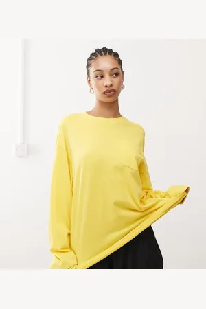 COLLUSION Og oversized T-shirt med lange ærmer og broderi