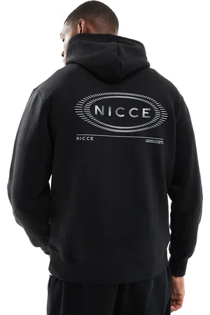 Nicce London Hættetrøje med logoprint bagpå