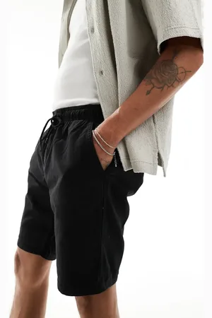 Brave Soul Sorte chinoshorts i bomuld