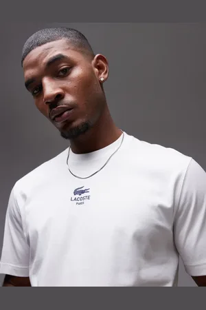 Lacoste T-shirt i afslappet pasform med lille centralt logoprint