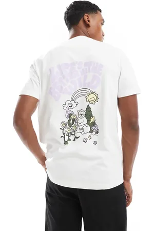 Farah Darwin - T-shirt med print på brystet og ryggen