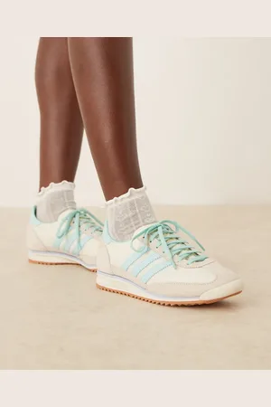adidas SL 72 OG - Sneakers i råhvid/blå