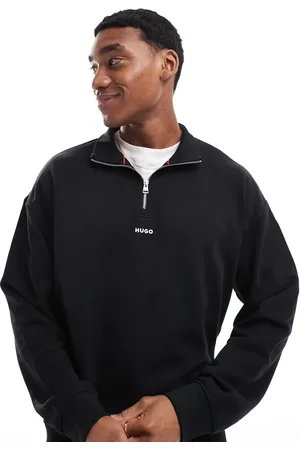 HUGO BOSS Durty - sweatshirt med halv lynlås