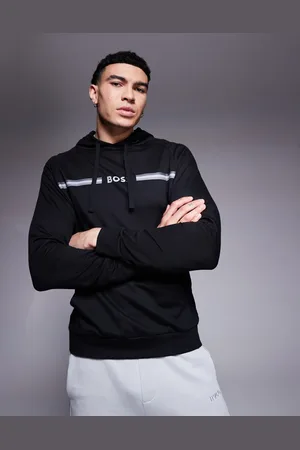HUGO BOSS Authentic - hættetrøje i regular fit med stribelogo