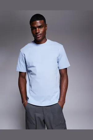 HUGO BOSS Dapolino - T-shirt med centralt logo i samme farve i afslappet pasform