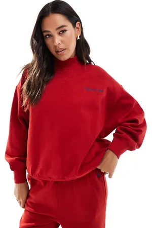 Ralph Lauren Rød sweatshirt med lille logo
