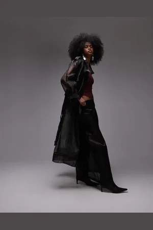 ASOS Maxi-trenchcoat i organza