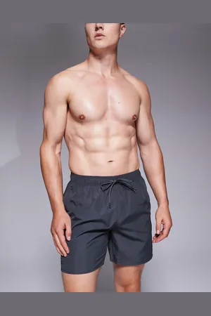 HUGO BOSS BOSS - Dive - badeshorts med firkantet logo