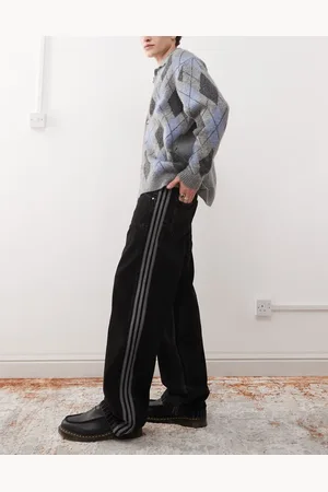 adidas Firebird - Sorte træningsbukser i denim