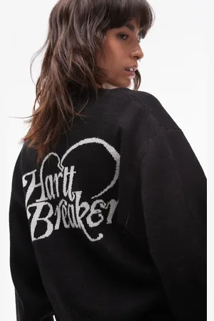 Carhartt Harttbreaker - Sort-strikket cardigan