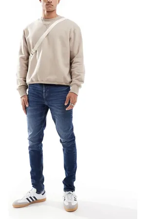 ASOS Skinny-jeans i mørk vintagevask-Blå