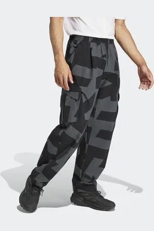 adidas Terrex Xploric - Sorte og grå cargobukser med print