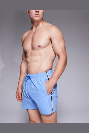 HUGO BOSS BOSS - badeshorts med ikoniske sidestriber og logo