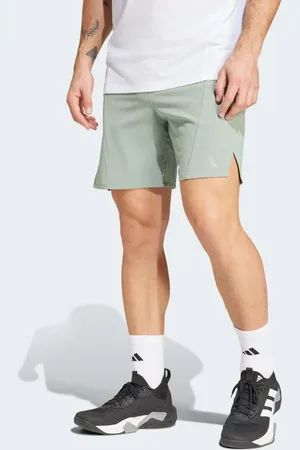 adidas Designed for Training HIIT Workout HEAT.RDY - Sølvgrønne shorts