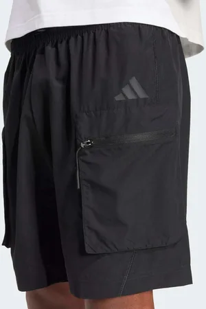 adidas City Escape - Sorte og vævede shorts