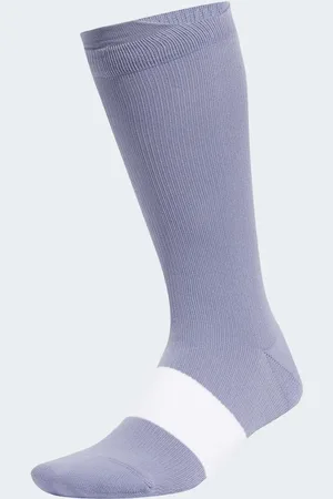 adidas Runxgraphic - 1 par violette og hvide sokker-Sølv
