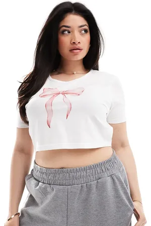 Kaiia Plus - baby-T-shirt med sløjfemotiv