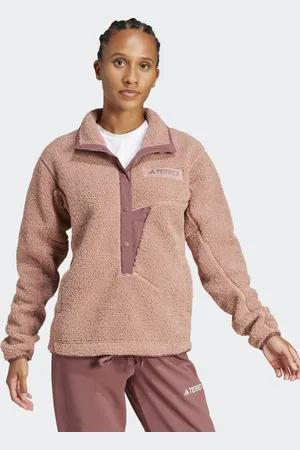 adidas Terrex - Xploric - Lerfarvet fleece-sweatshirt-Brun