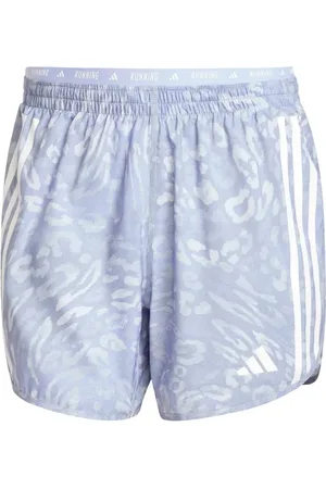 adidas Own The Run - Grå og violette shorts med 3 striber