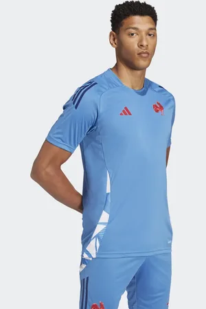 adidas France - Blå performance-t-shirt