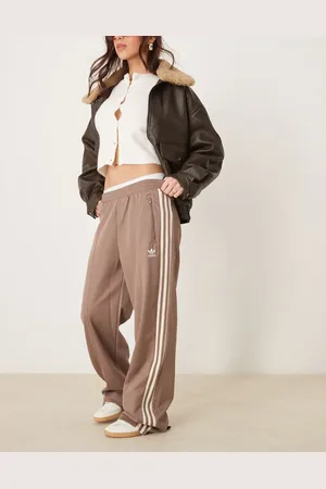 adidas Firebird - Brune løstsiddende træningsbukser