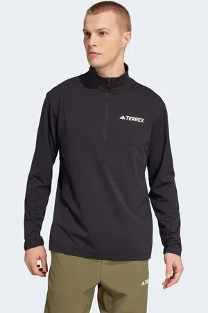 adidas Terrex Multi Climacool - T-shirt med 1/2 lynlås og lange ærmer