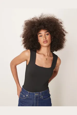 New Look Og tætsiddende bodystocking med firkantet hals