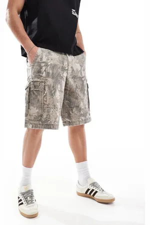 Hollister Posede cargoshorts med camouflage-print-Grøn