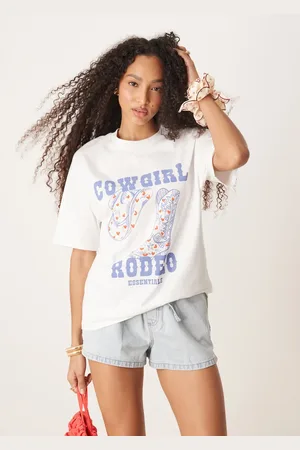 Gina Tricot Oversized T-shirt med grafisk 