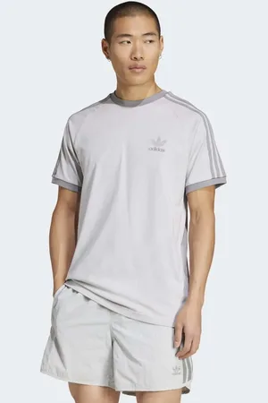 adidas Adicolor Classics - Grå T-shirt med 3 striber