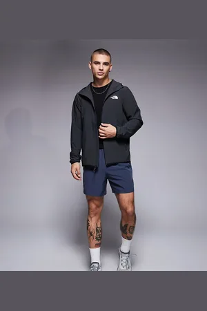 The North Face 24/7 - Mørkegrå hættetrøje med gennemgående lynlås og logo