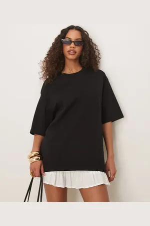 Gina Tricot Oversized T-shirt med korte ærmer