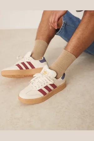 adidas Samba XLG - Cremehvide/røde sneakers