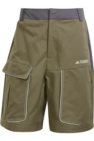 adidas Xploric - Olivengrønne og grå shorts med flere lommer