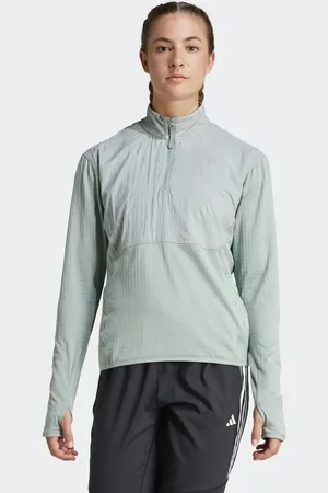 adidas Ultimate Hi Vis - top med 1/2 lynlås og reflekterende detaljer