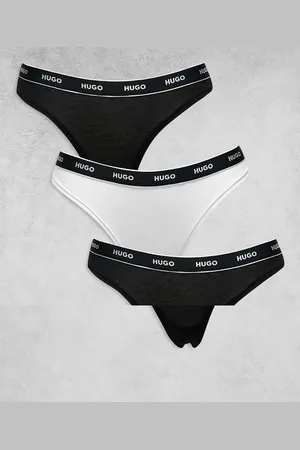 HUGO BOSS HUGO Bodywear - Pakke med 3 par sorte og hvide g-strenge