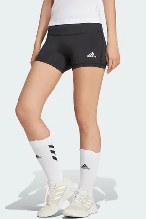 adidas Sorte 4-tommer-shorts med hvide detaljer