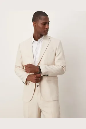 SELECTED Neil - Cremehvid blazer i regular fit