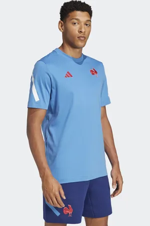 adidas France Travel Z.N.E. - Blå T-shirt