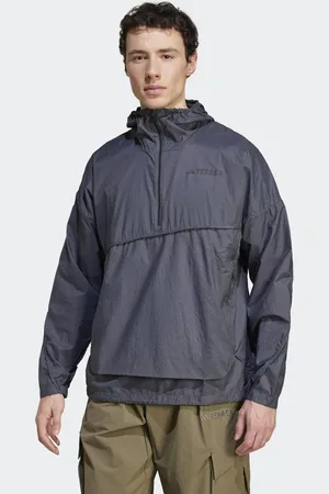 adidas Terrex Xploric - Grå vindanorak