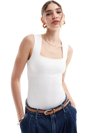New Look Og tætsiddende bodystocking med firkantet hals