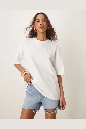 Gina Tricot Oversized T-shirt med korte ærmer