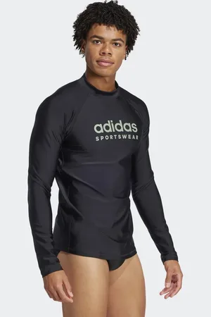 adidas Sort og langærmet rashguard