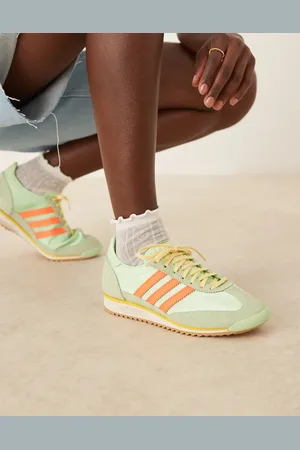 adidas SL 72 OG - Lysegrønne og orange sneakers